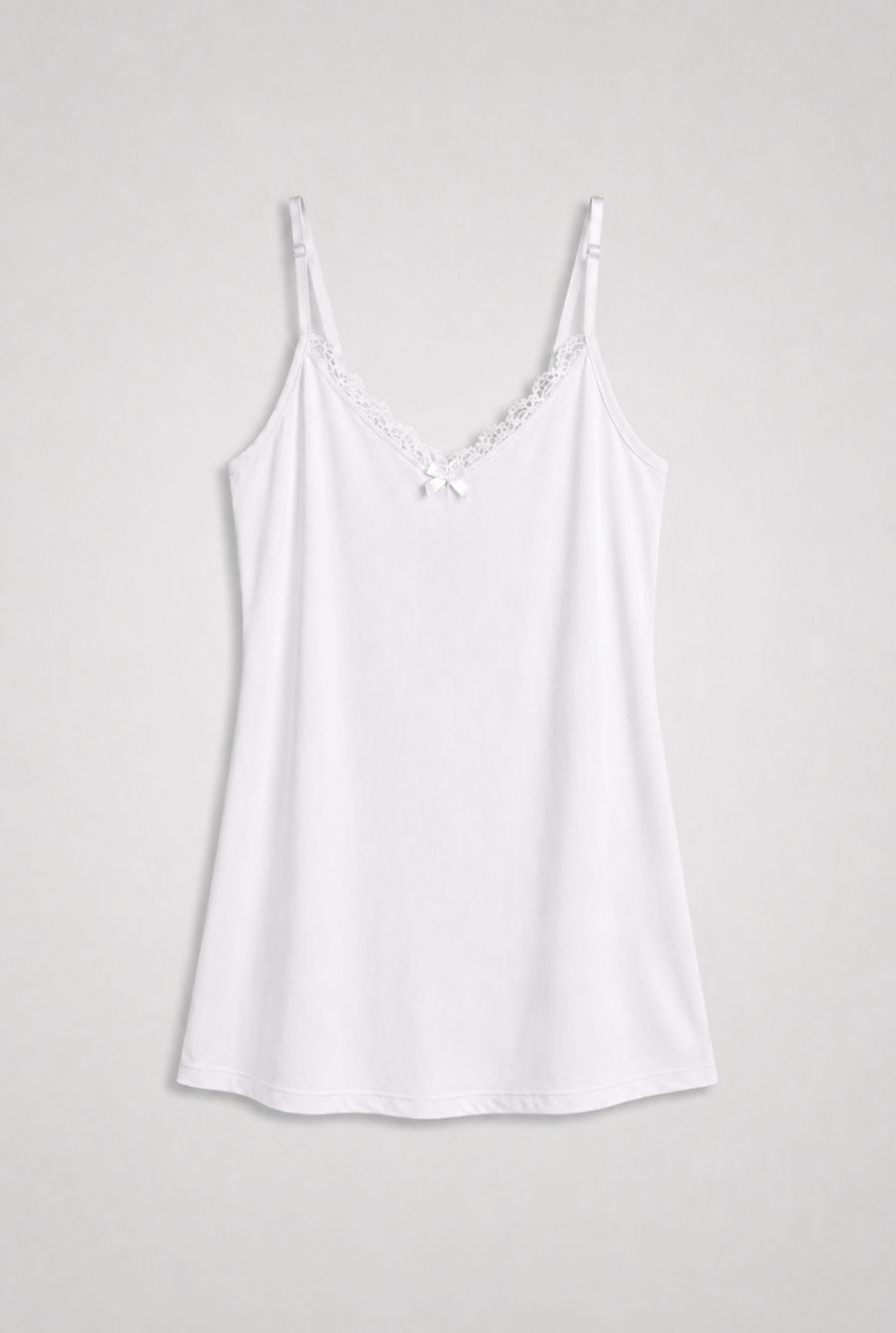 Camisola feminina palace branco — foto somente do produto, sem modelo
