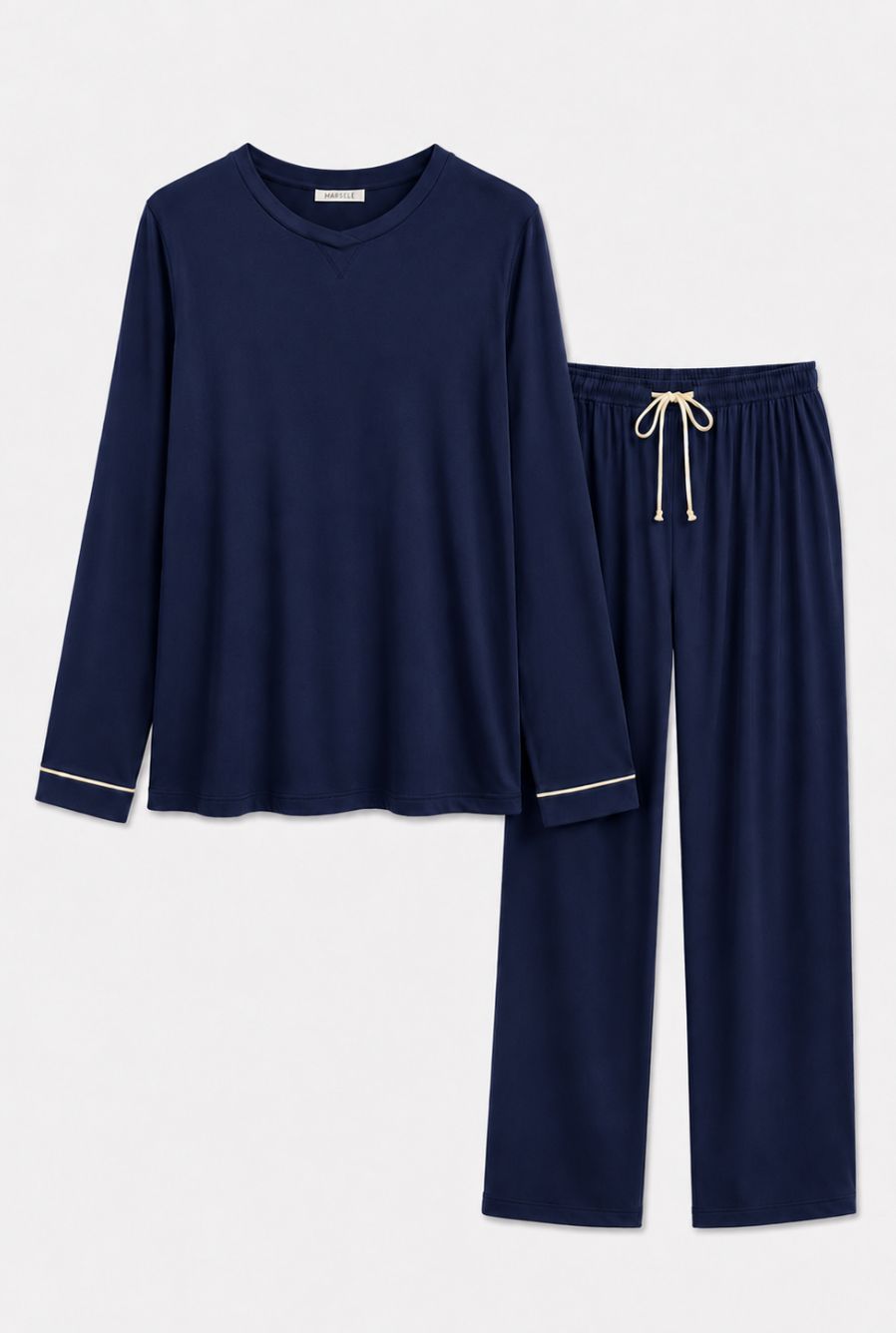 Pijama feminino conjunto paris azul marinho — foto somente do produto, sem modelo